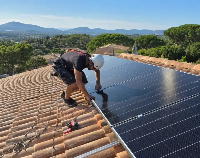 Installateur panneaux solaires Vallabrègues — pose photovoltaïque sur toiture