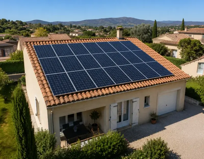 Prime à l'autoconsommation panneaux solaires Vallabrègues — aide financière de l'État